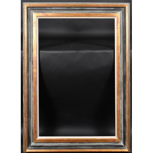 335 - 20th Century English School. A Gilt and Painted Frame, rebate 36