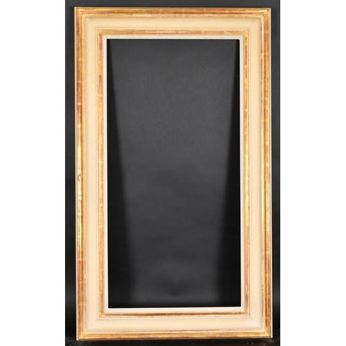 338 - 20th-21st Century English School. A Gilt and Painted Composition Frame, rebate 36