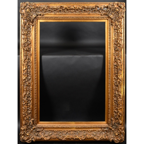 340 - 20th Century European School. A Painted Composition Frame, with swept corners, rebate 35.5