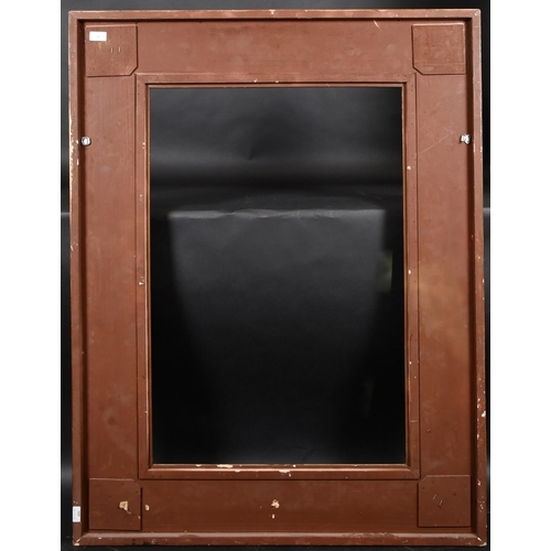 340 - 20th Century European School. A Painted Composition Frame, with swept corners, rebate 35.5