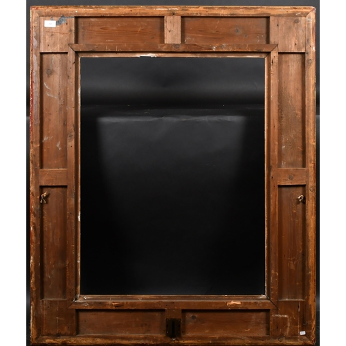 343 - 19th Century English School. A Gilt and Painted Composition Frame, rebate 32.5