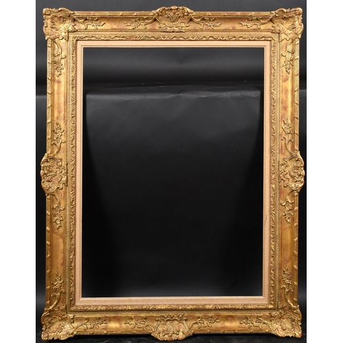 349 - 20th Century English School. A Louis Style Gilt Composition Frame, with swept centres and corners an... 