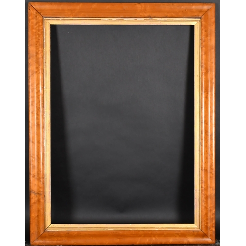 351 - 19th Century English School. A Maple Frame, with a gilt slip, rebate 31.5