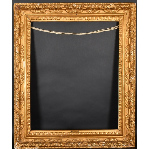 353 - 19th Century French School. A Partially Carved Giltwood Frame, rebate 31