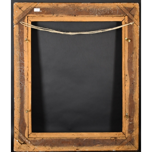 353 - 19th Century French School. A Partially Carved Giltwood Frame, rebate 31