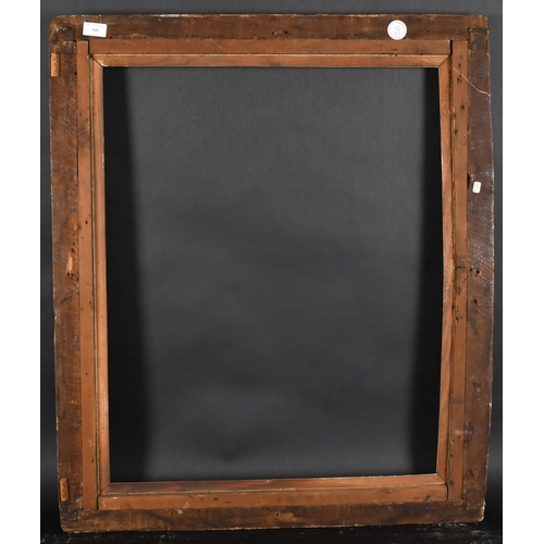 368 - 19th Century European School. A Horizontal Carved Giltwood Frame, Arched, rebate 29