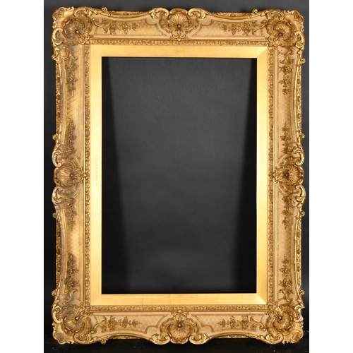 371 - 19th Century English School. A Fine Gilt Composition Frame with swept centres and corners, rebate 28... 