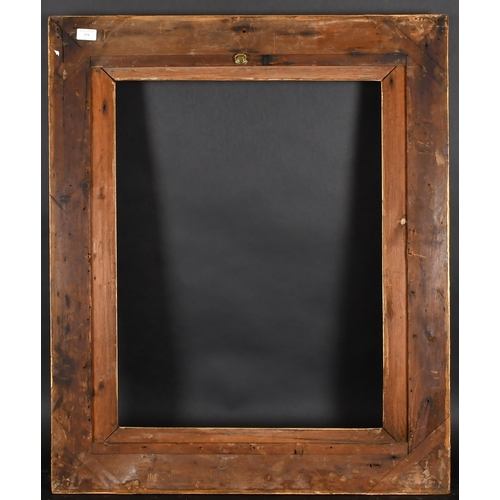 375 - 19th Century European School. A Painted Composition Frame, with swept corners, rebate 28