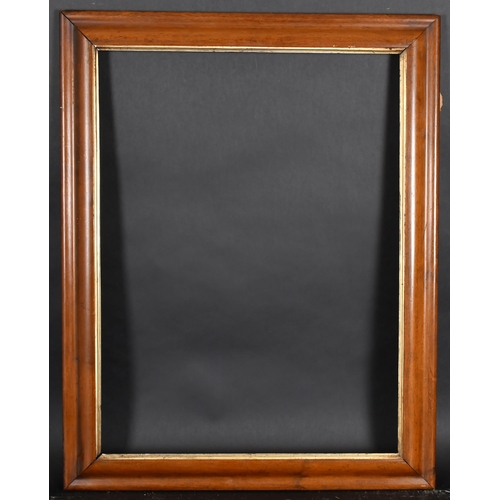 377 - 19th Century English School. A Maple Frame, with a gilt slip, rebate 28