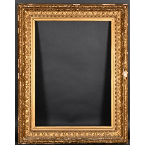 379 - 19th Century French School. A Gilt Composition Frame, rebate 27.5