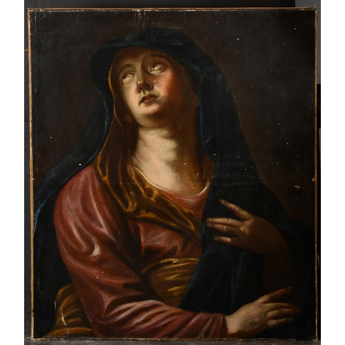 38 - Manner of Guido Reni (1575-1642) Italian. Penitent Magdalene, Oil on canvas, unframed 29.25