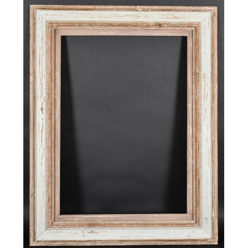 383 - 20th Century French School. A Painted Composition Frame, rebate 27