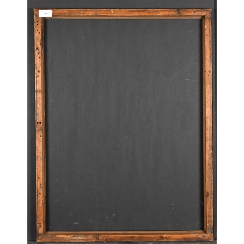 385 - Late 18th Century English School. A Pearwood Frame, rebate 26