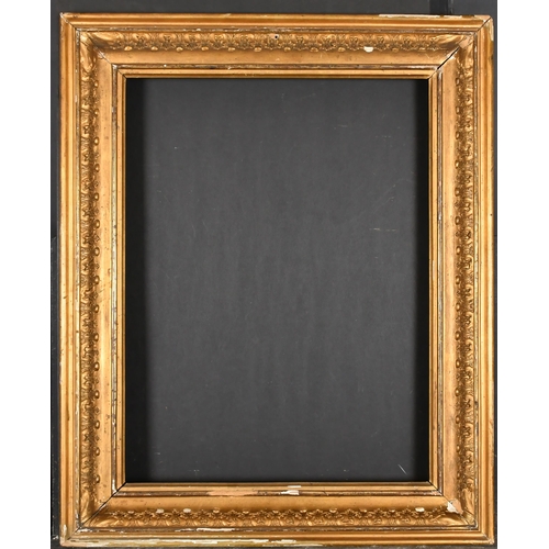 391 - 19th Century European School. A Gilt Composition Frame, rebate 25.5