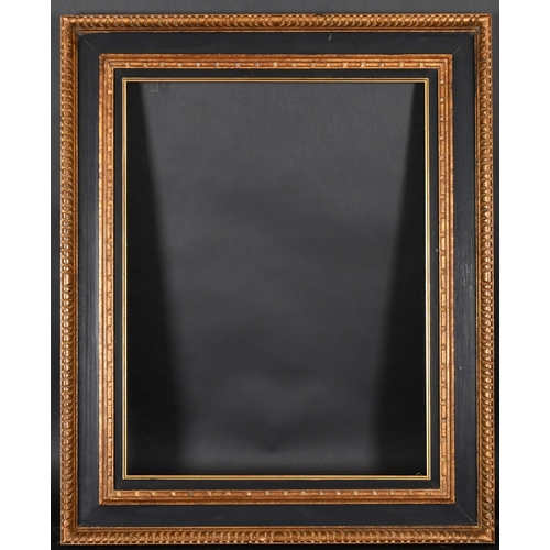 393 - 20th European School. A Gilt and Painted Composition Frame, rebate 25.5