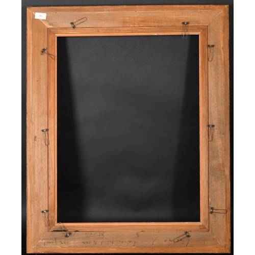 393 - 20th European School. A Gilt and Painted Composition Frame, rebate 25.5