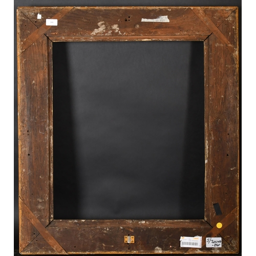 395 - 18th Century French School. A Carved Giltwood Frame, with swept and pierced corners, rebate 25