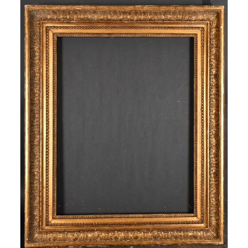 396 - 19th Century French School. A Gilt Composition Empire Frame, rebate 25