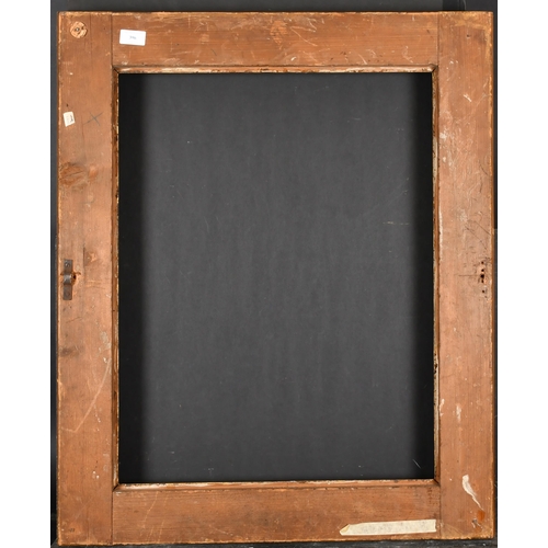 396 - 19th Century French School. A Gilt Composition Empire Frame, rebate 25