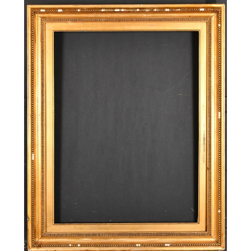 397 - 19th Century English School. A Gilt and Painted Composition Frame, rebate 25