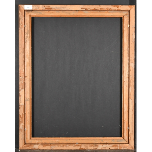 401 - Early 20th Century English School. A Wooden Frame, with a gilt slip, rebate 24.25