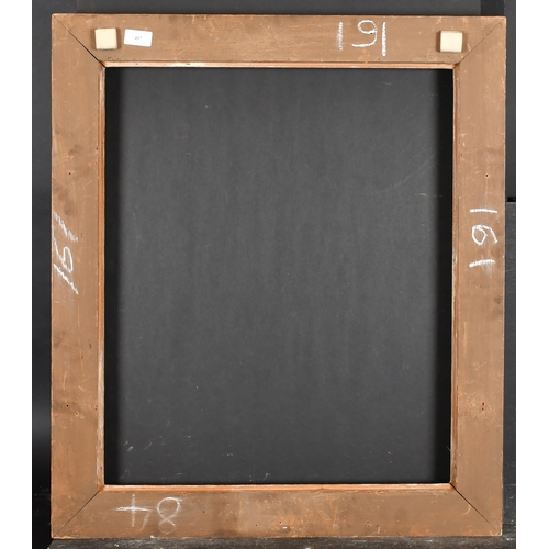 407 - 20th Century English School. A Gilt Composition Frame, with swept centres and corners, rebate 24