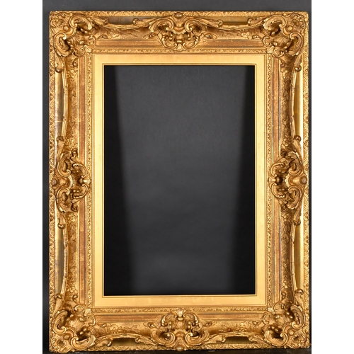 413 - 19th Century English School. A Fine Gilt Composition Frame, with swept and pierced centres and corne... 