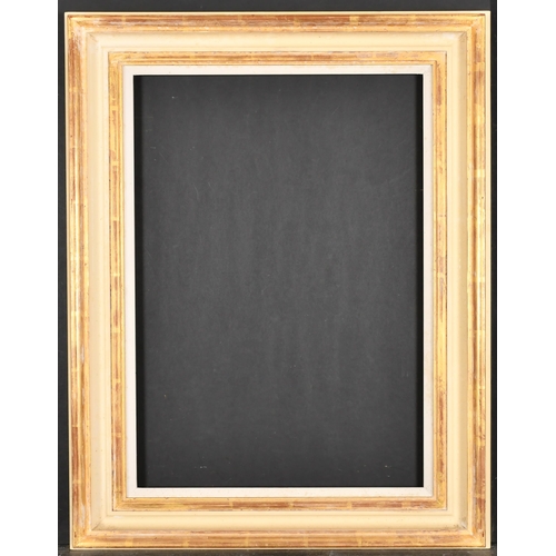 416 - 20th-21st Century English School. A Gilt and Painted Composition Frame, rebate 23.25