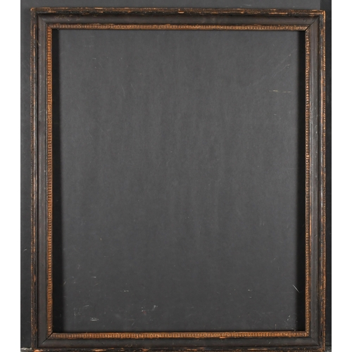 417 - Late 18th Century English School. A Black Frame, with gilt inner and outer edges, rebate 23