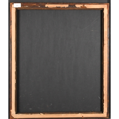 417 - Late 18th Century English School. A Black Frame, with gilt inner and outer edges, rebate 23