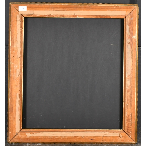 420 - 20th Century European School. A Gilt and Painted Composition Frame, rebate 22.25