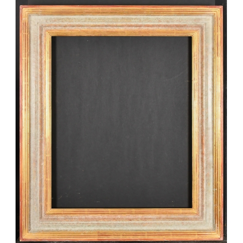 422 - 20th Century English School. A Gilt and Painted Composition Frame, rebate 22