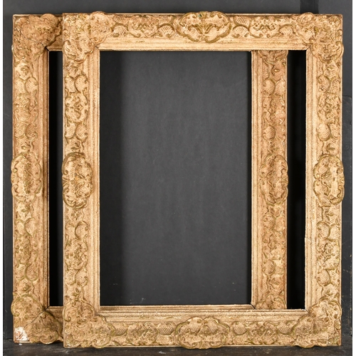 434 - 20th Century English School. A Pair of Painted Composition Frames, with swept centres and corners, r... 