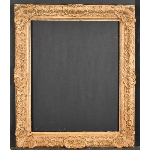 435 - 20th Century English School. A Painted Composition Frame, with swept centres and corners, rebate 20