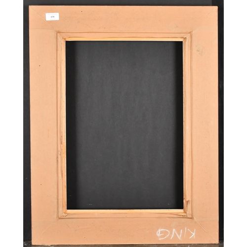 438 - 20th-21st Century English School. A Gilt and Painted Composition Frame, rebate 20