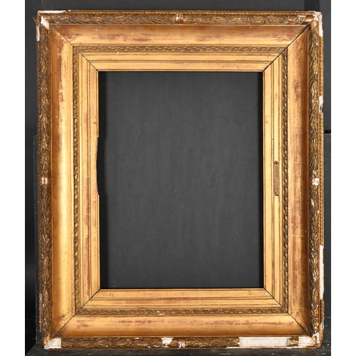 440 - 19th Century European School. A Gilt Composition Frame, rebate 19.75