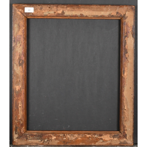 442 - 19th Century English School. A Darkwood Frame, rebate 19.5