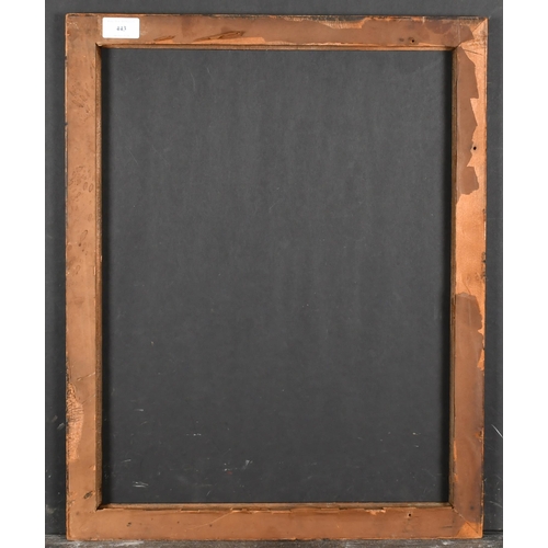 443 - 19th Century English School. A Darkwood Frame, rebate 19.5