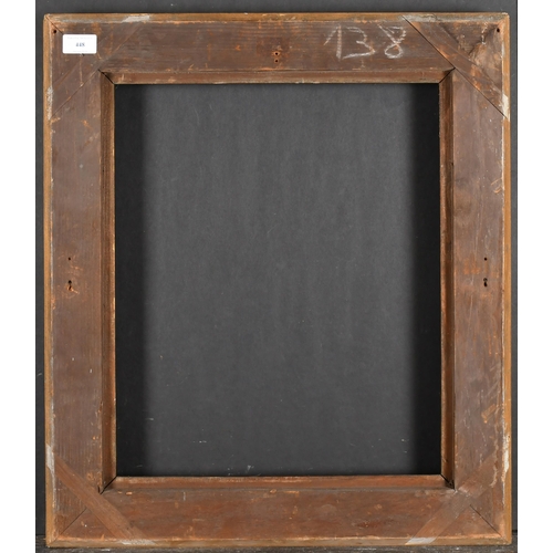 448 - 19th Century French School. A Gilt Composition Empire Frame, rebate 18.5