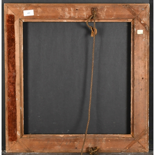 452 - 19th Century Italian School. A Gilt Composition Frame, rebate 18