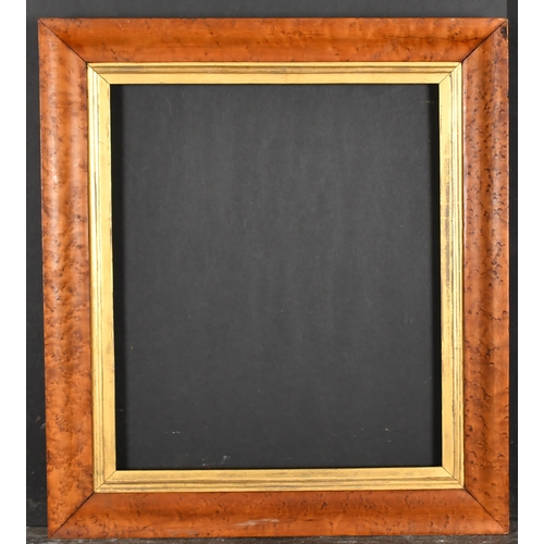 454 - 19th Century English School. A Maple Frame, with a gilt slip, rebate 18