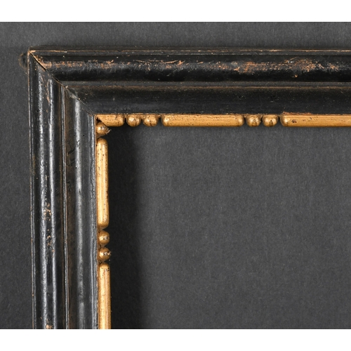 463 - 19th Century European School. A Darkwood Frame, with a gilt inner edge, rebate 16