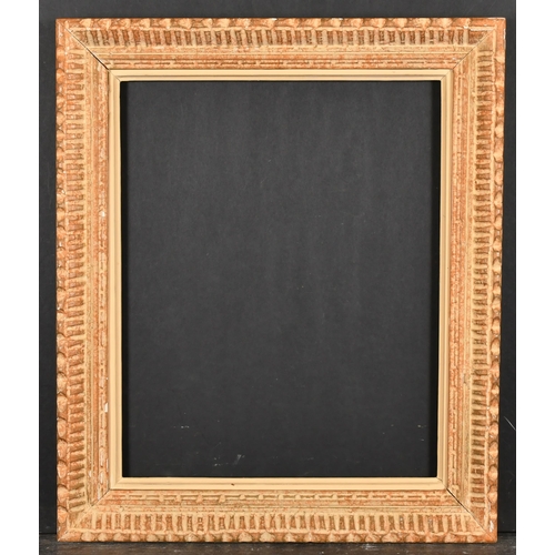 465 - 20th Century French School. A Painted Carved Wood Frame, rebate 16