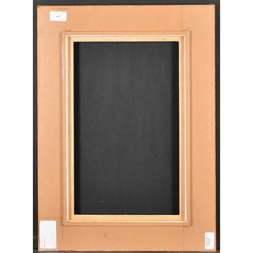 467 - 20th-21st Century English School. A Gilt and Painted Frame, rebate 16