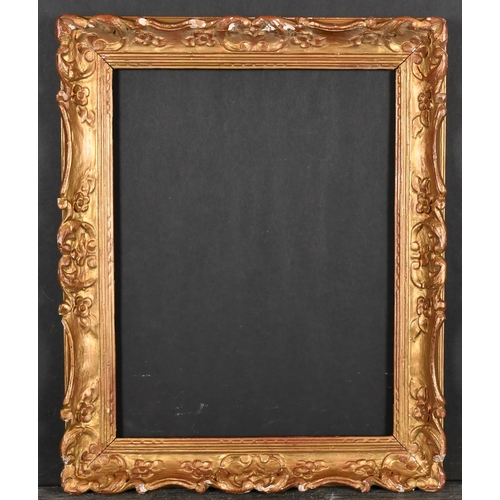 472 - 19th Century French School. A Painted Carved Wood Frame, rebate 14.5