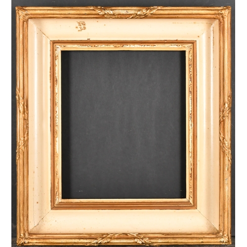 474 - 19th Century English School. A Painted Hollow Composition Frame, rebate 14