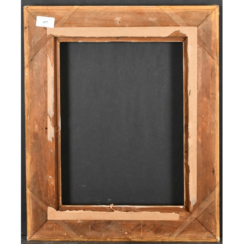 477 - 19th Century French School. A Gilt Composition Frame, rebate 14