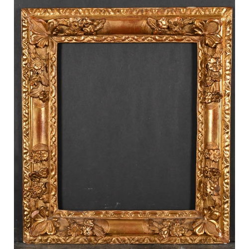 479 - 18th Century French School. A Carved Giltwood Louis XIV Frame, rebate 13.5