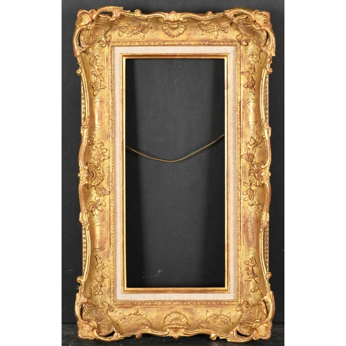 480 - 20th Century English School. A Gilt Composition Frame, with swept centres and corners, rebate 13.25