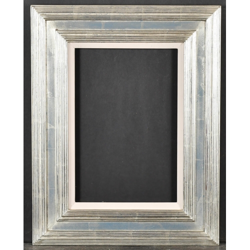 485 - 20th-21st Century English School. A Silver Composition Frame, with a white slip, rebate 12